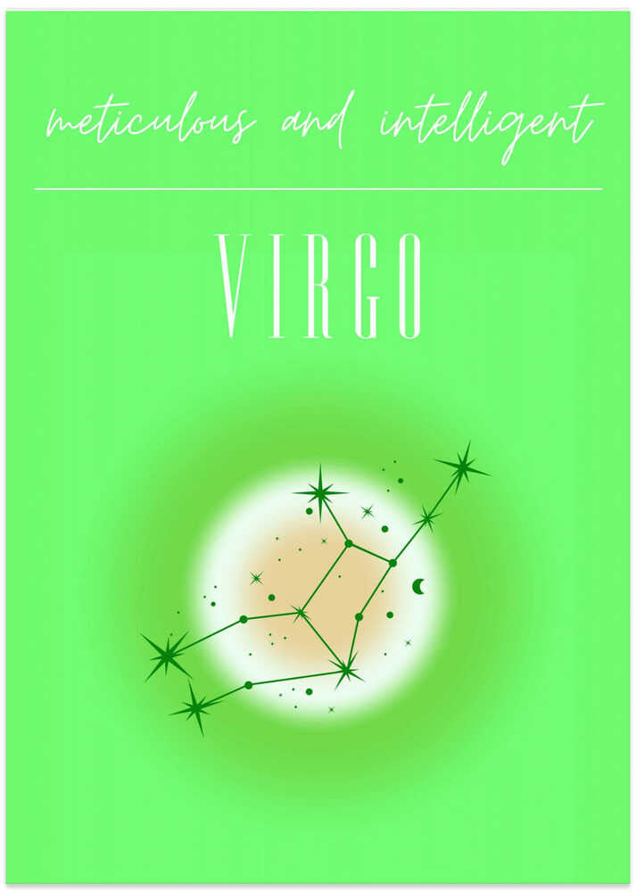 Virgo Zodiac Print Art