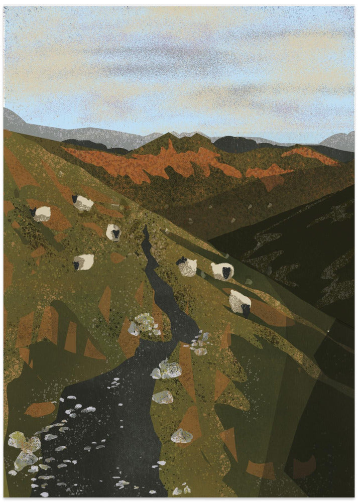 Connemara National Park, Ireland, Wall art Print