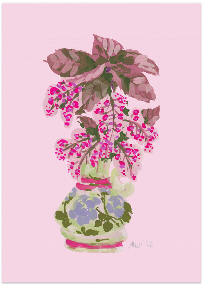 Blooming Vase In Pink