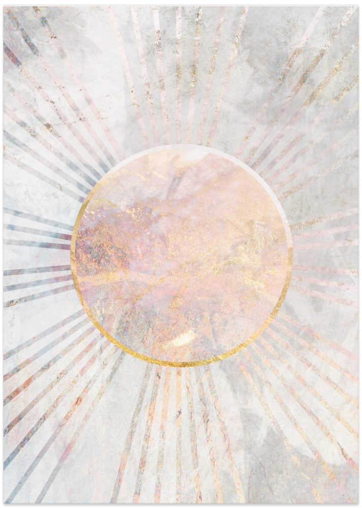 Sun worship golden universe