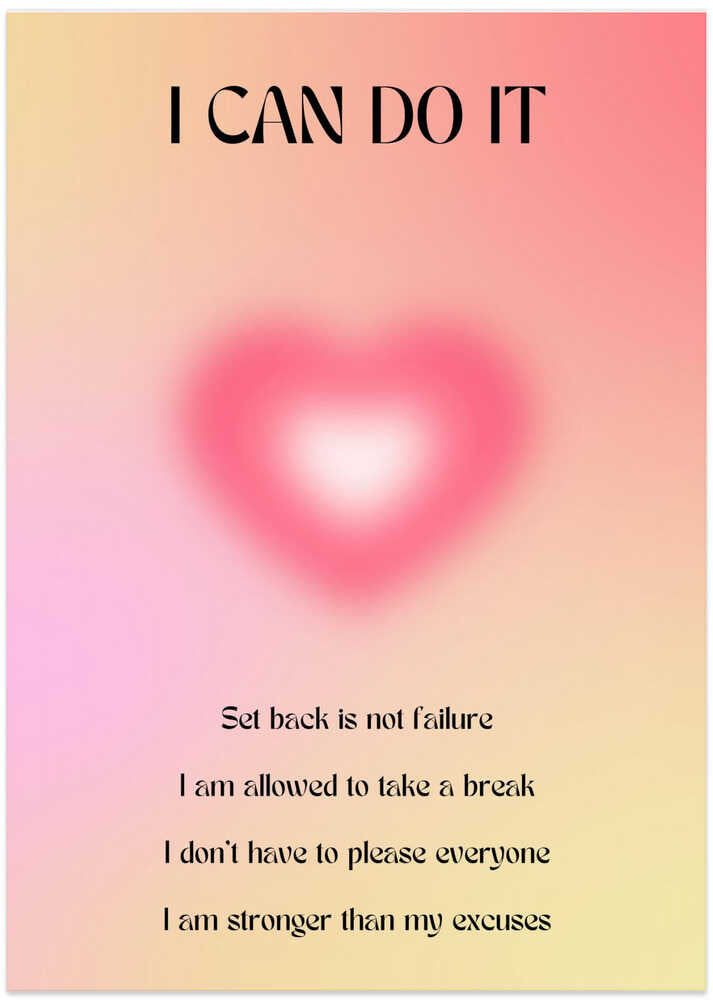 Motivational Aura Poster