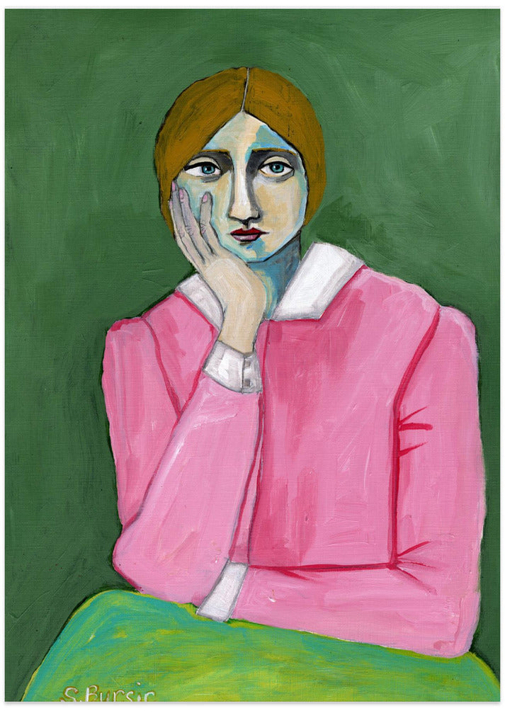 Vintage Lady in pink