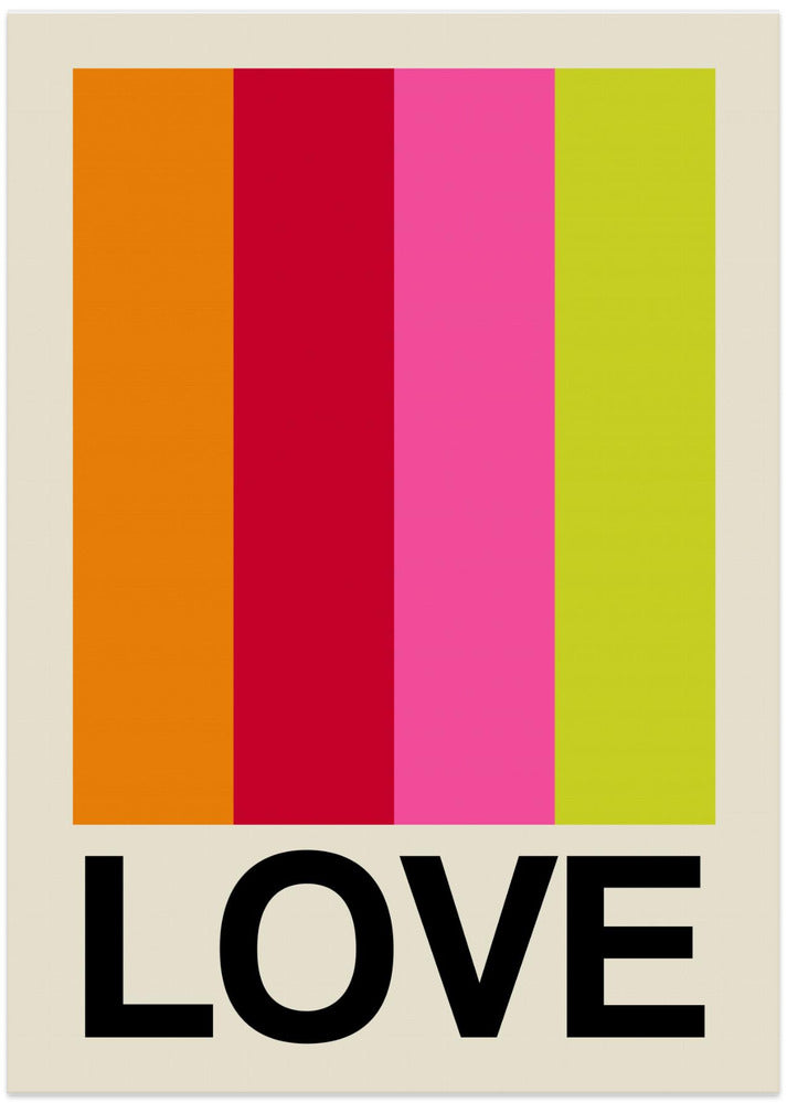 Retro Stripe LOVE Fruit