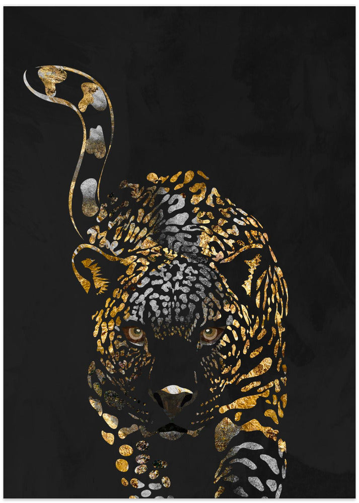 Black gold jaguar