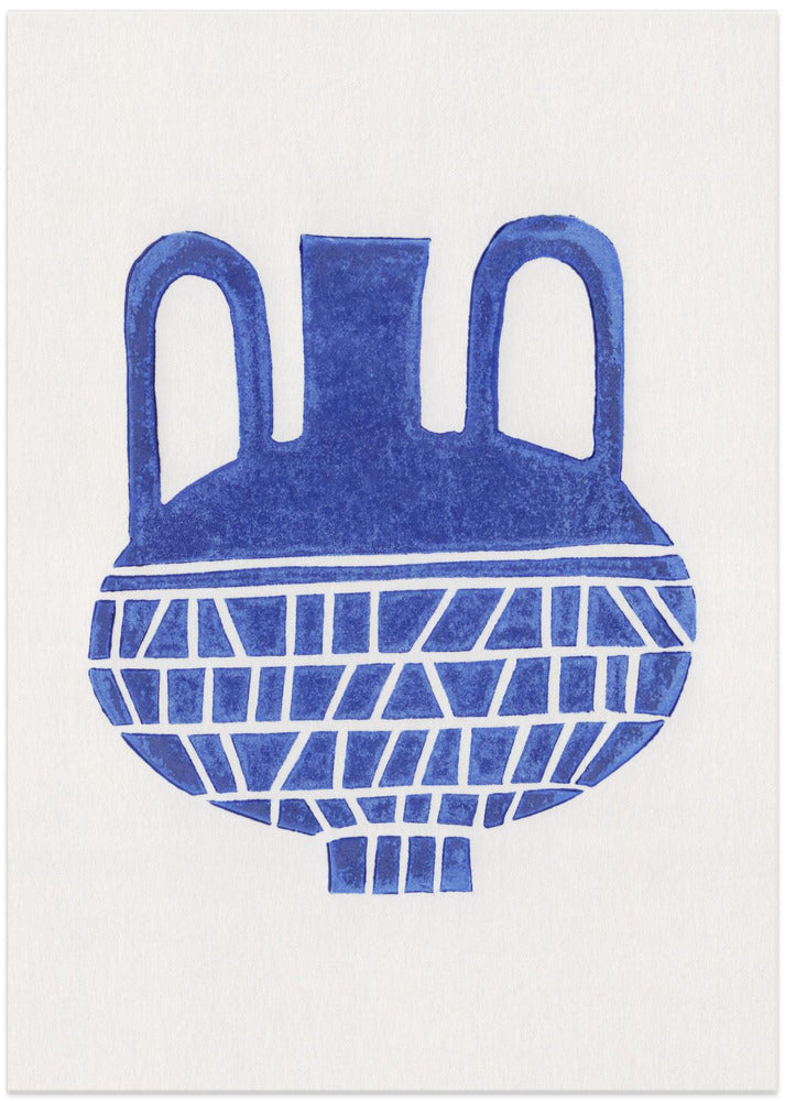 Linocut Vase #6