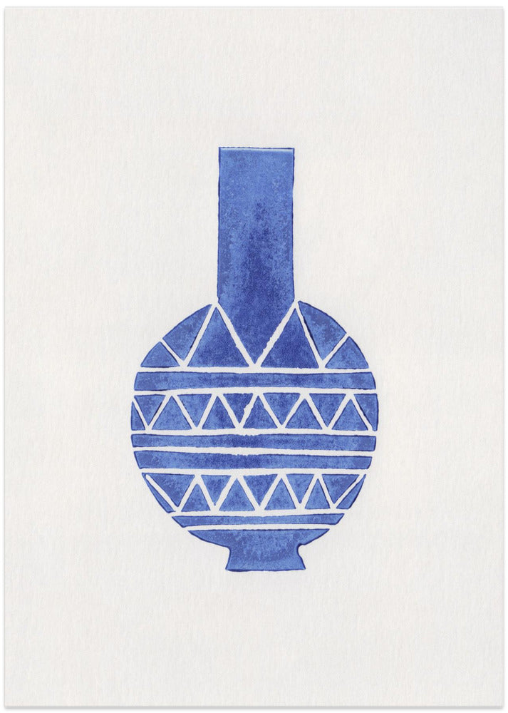 Linocut Vase #8