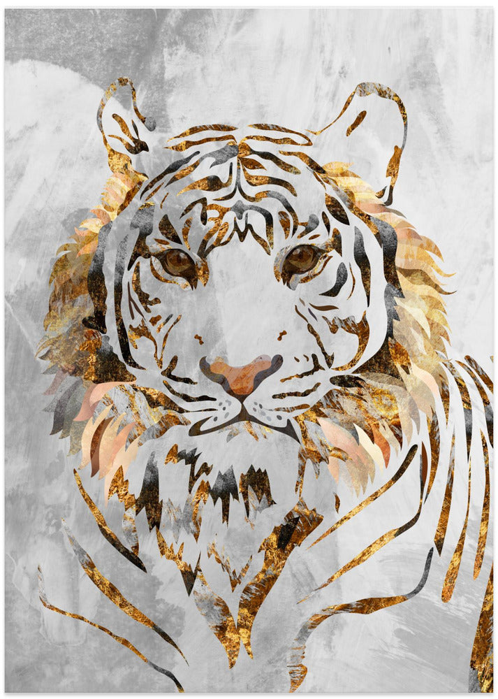 Golden Tiger and Concrete