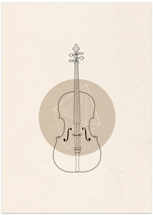 Art Prints of Cello Geo