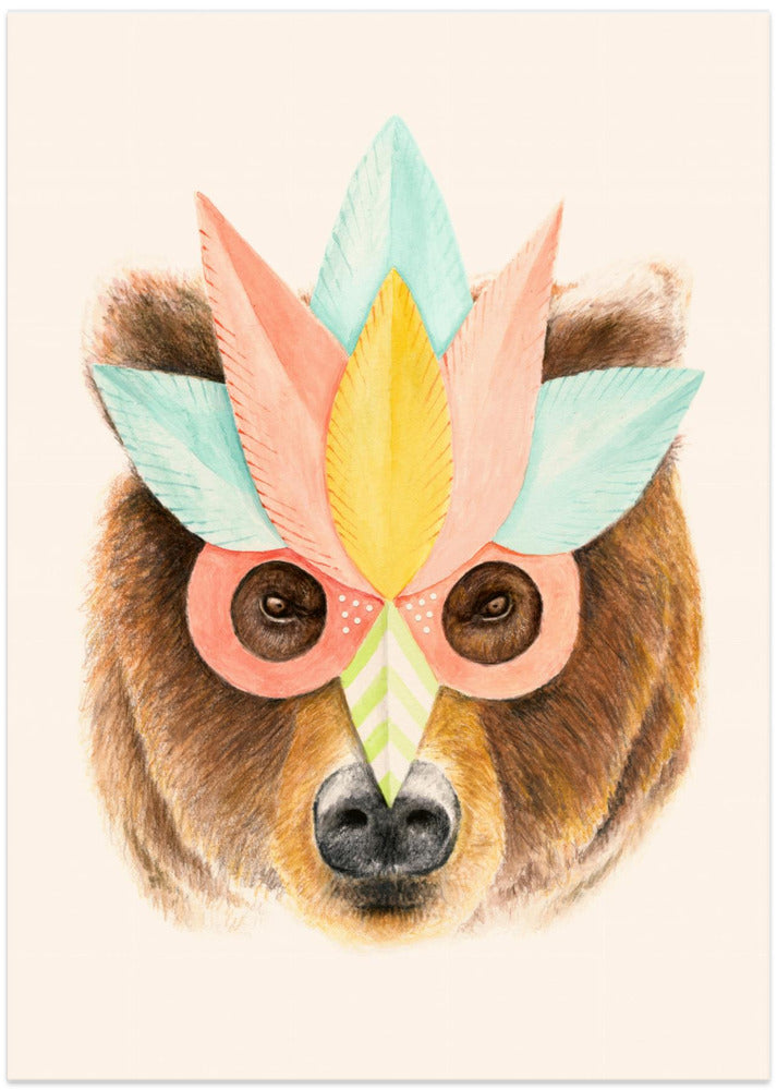 Bear Paper Mask