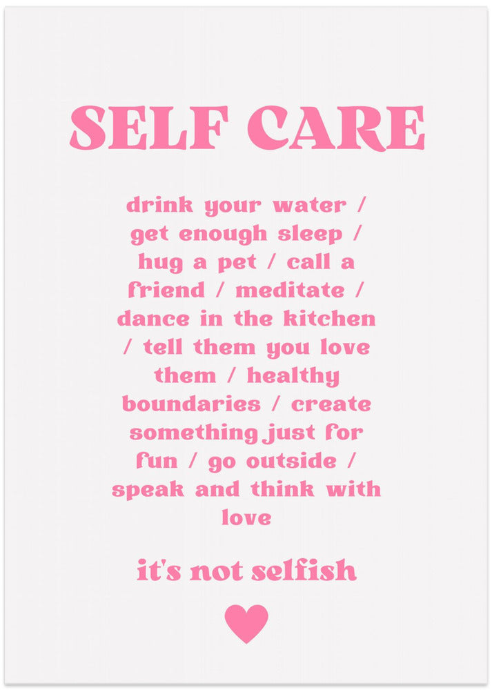 Self Care