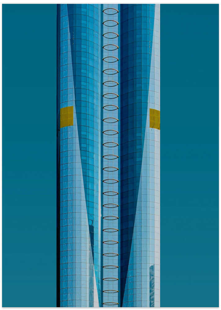 Blue on Blue - Modern Architecture Dubai