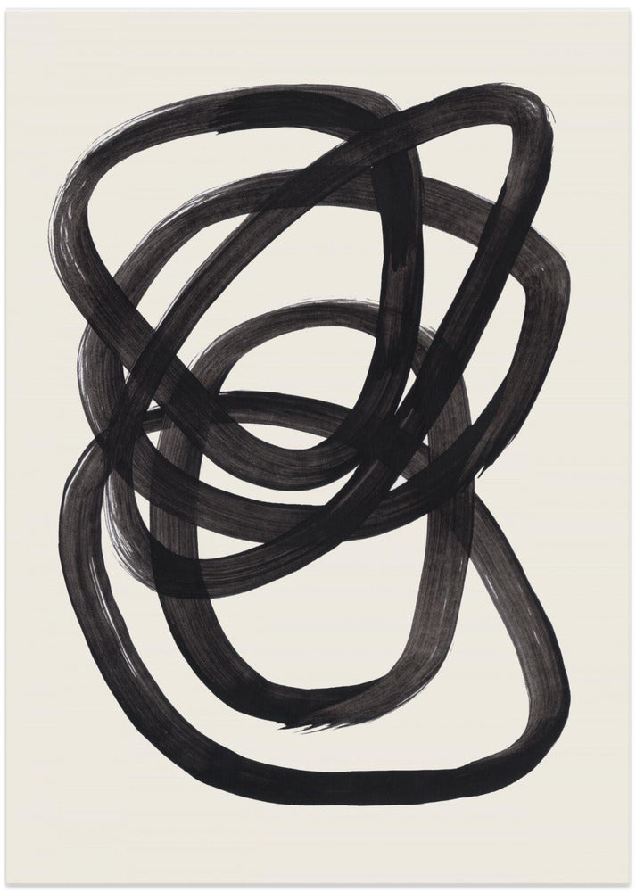Art Prints of Ink Spiral Rings