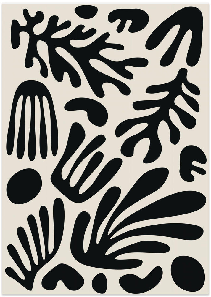 Henri Matisse Black Algae Collection #3