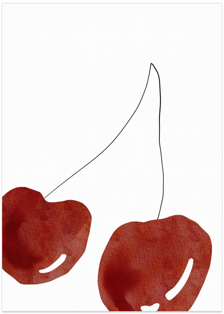 Isolated Cherries