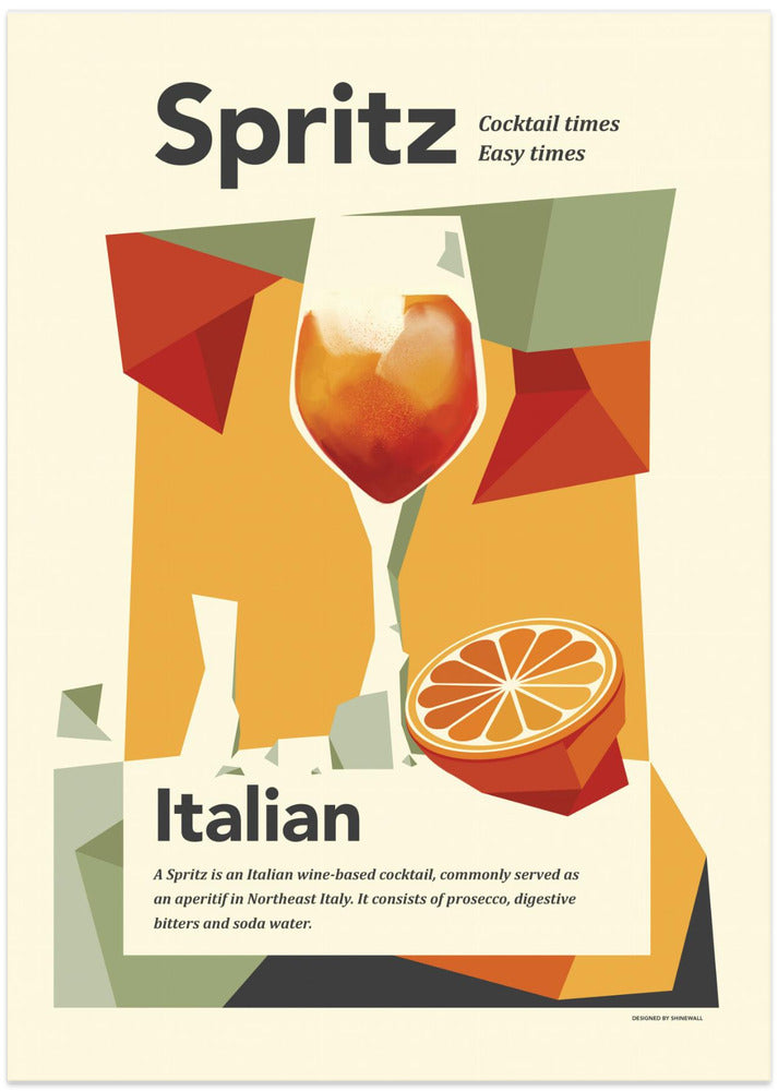 Art Prints of Aperol spritz print