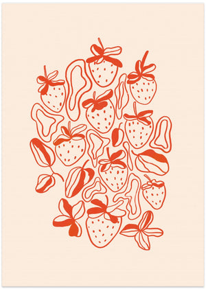 Art Prints of Strawberries