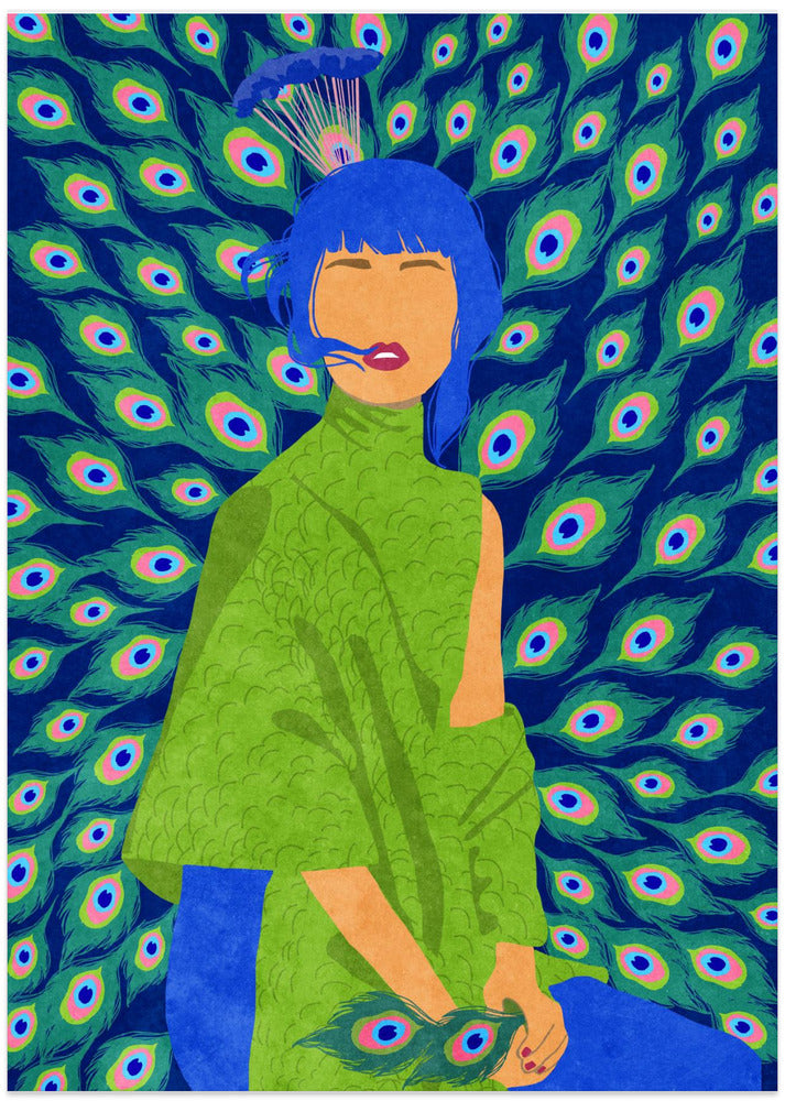 peacock woman