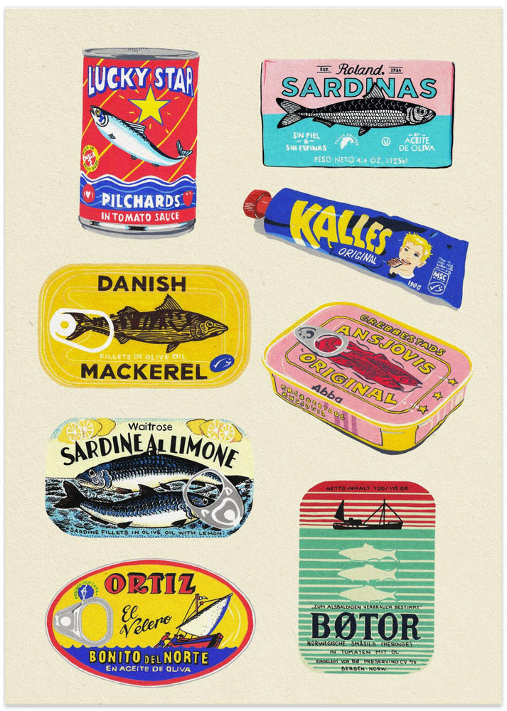 Art Prints of Canned Fish