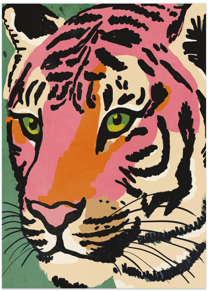 Vibrant Tiger Gaze