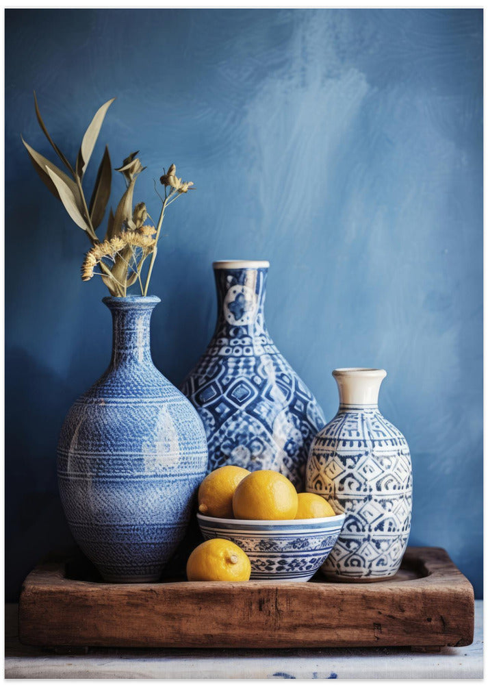 Blue Harmony Still Life