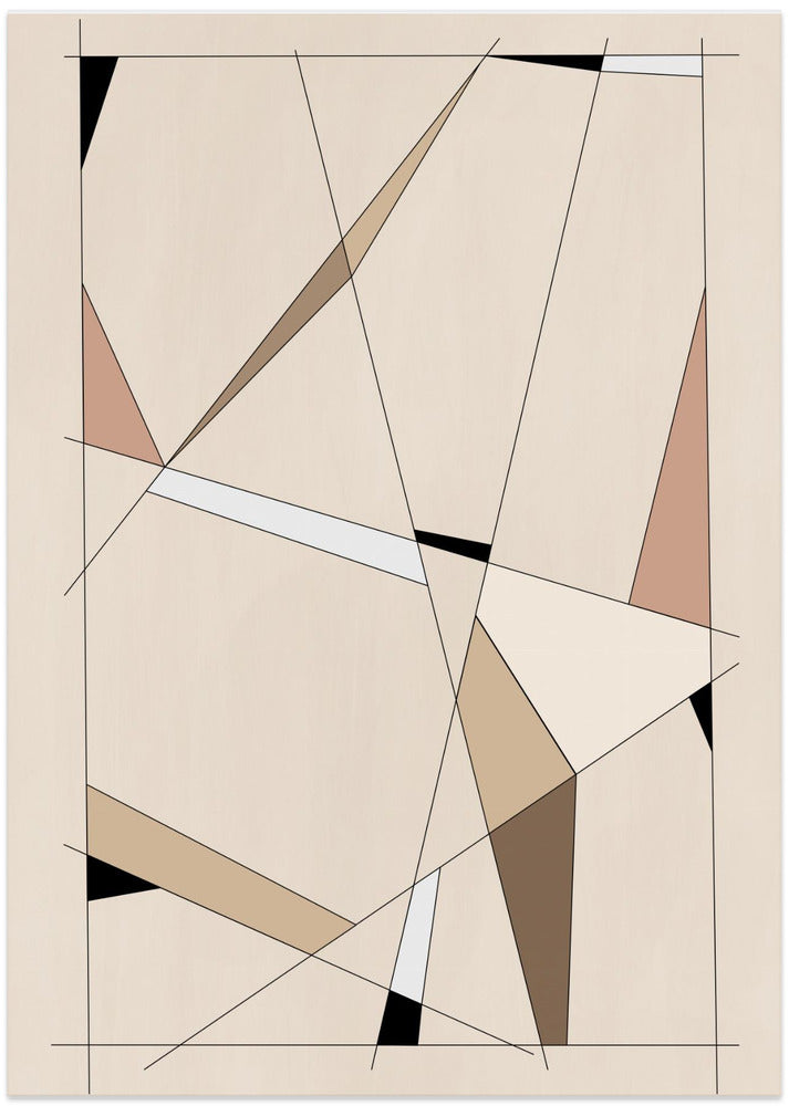 Geometric Beige Art