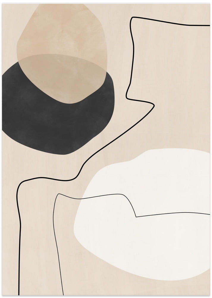 Organic Shapes & Lines Painting