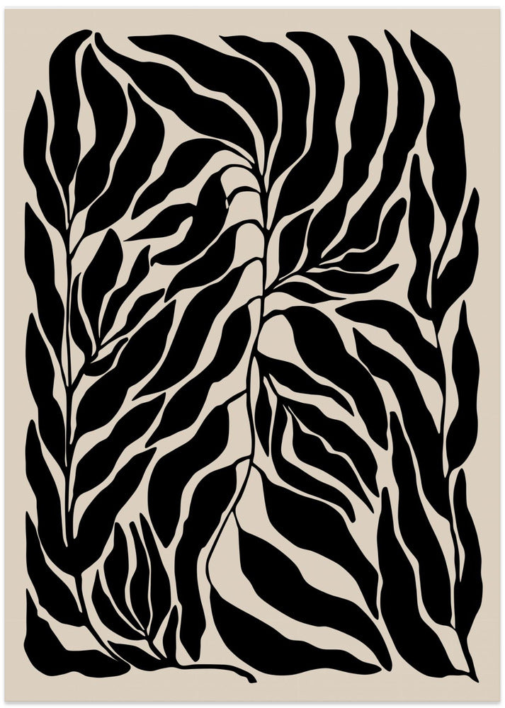 Black Leaf Silhouettes