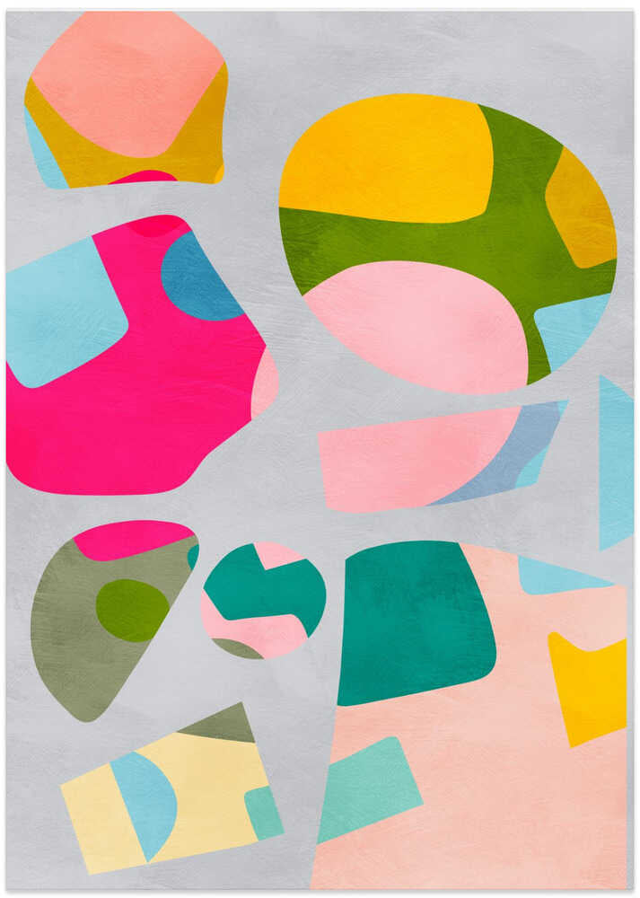 Minimal cutout colorful