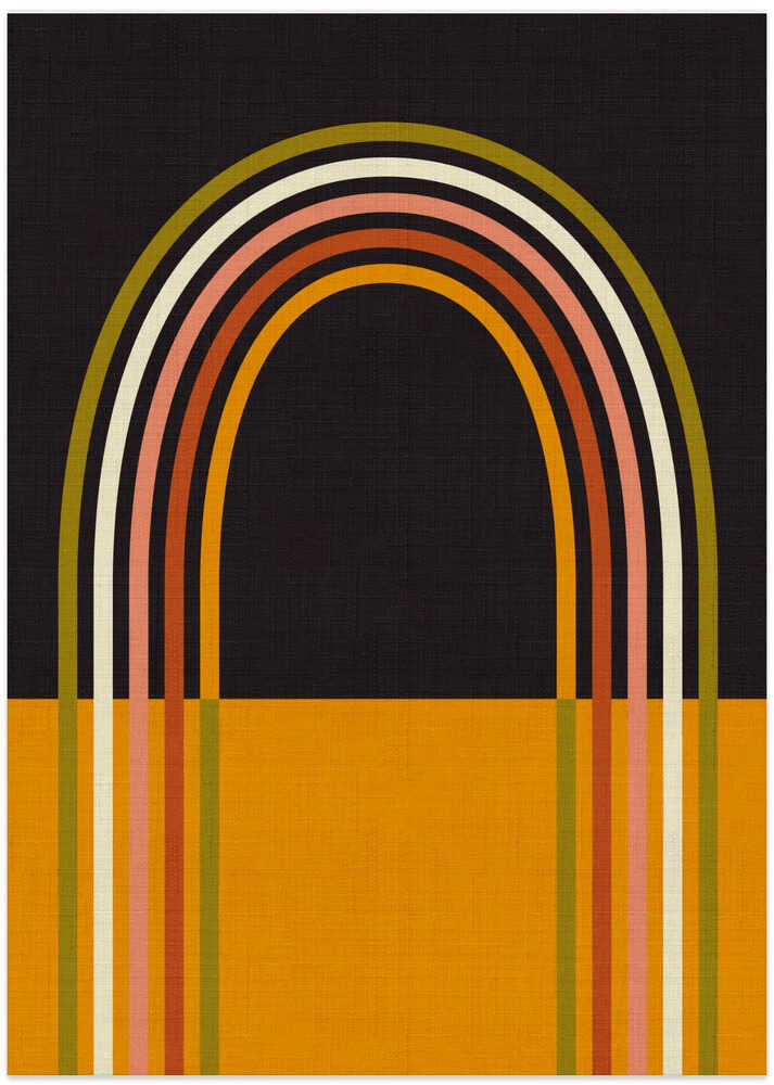 Geo Shapes Fall 21 Rainbow Arc