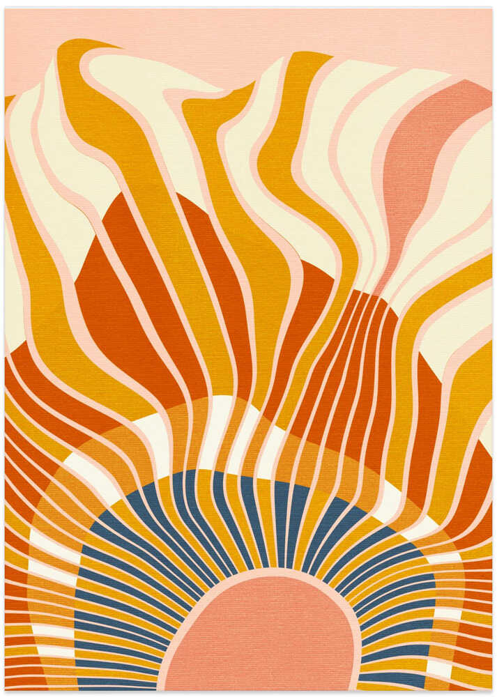 Rainbow Plus Shapes Blue Mustard12