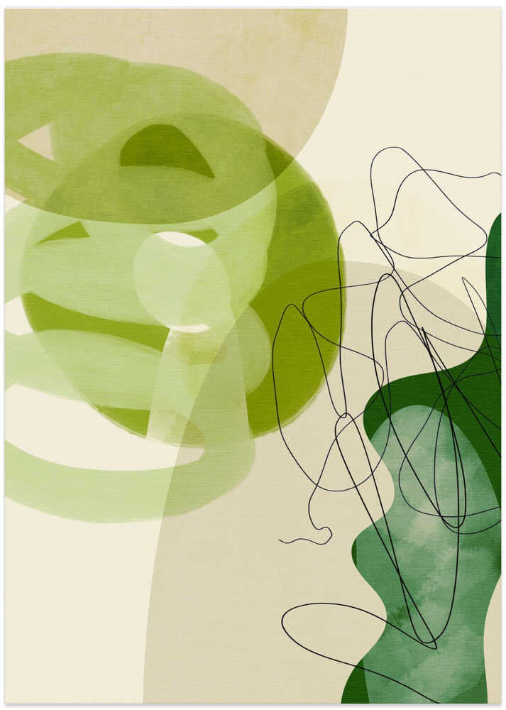 Painted Lines Green Tan 3 Kopie