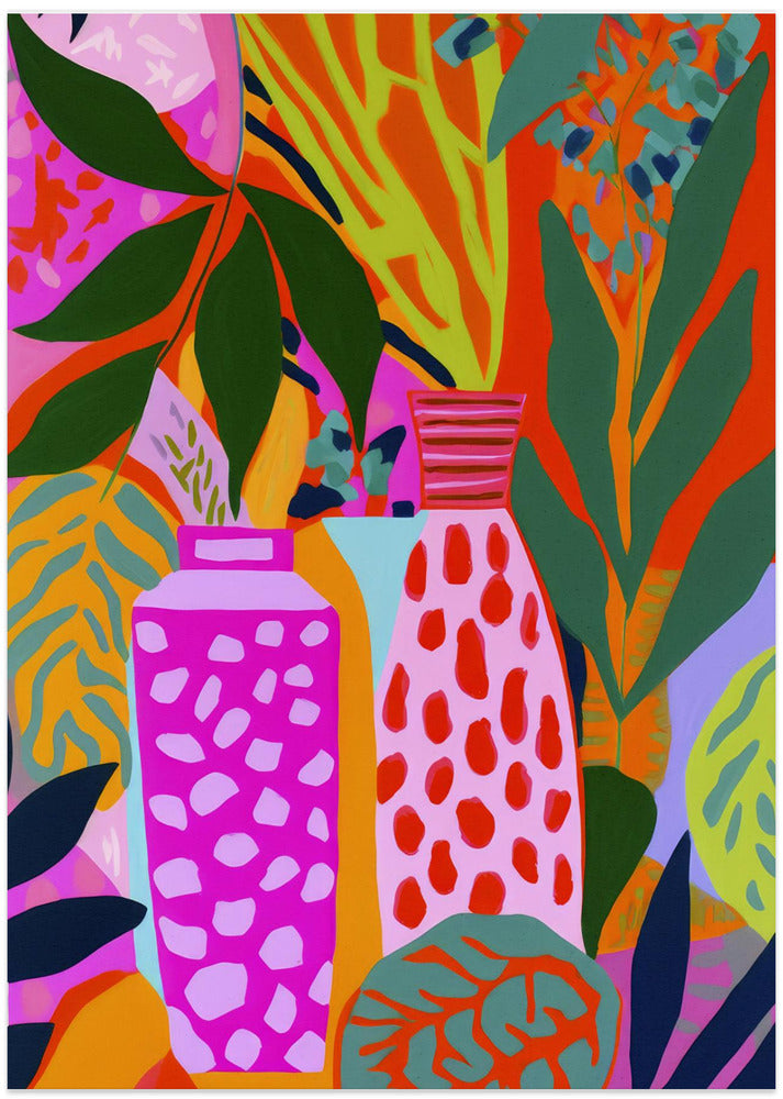 Vivid Vase Jungle