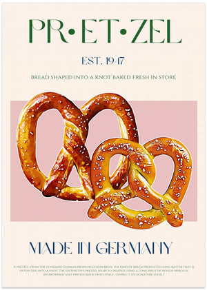Art Prints of Pretzel Print