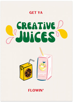 Art Prints of Creative Juices Print