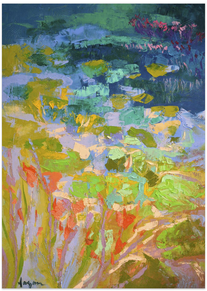 Vibrant Water Lilies