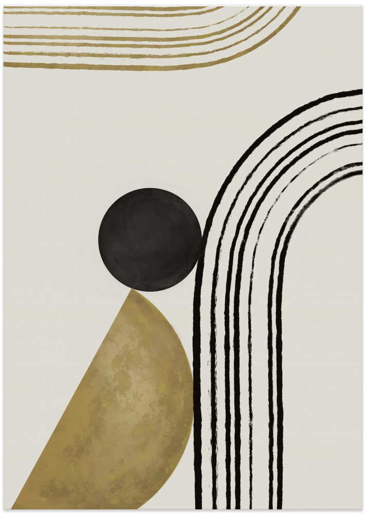 Scandi Gold Abstract