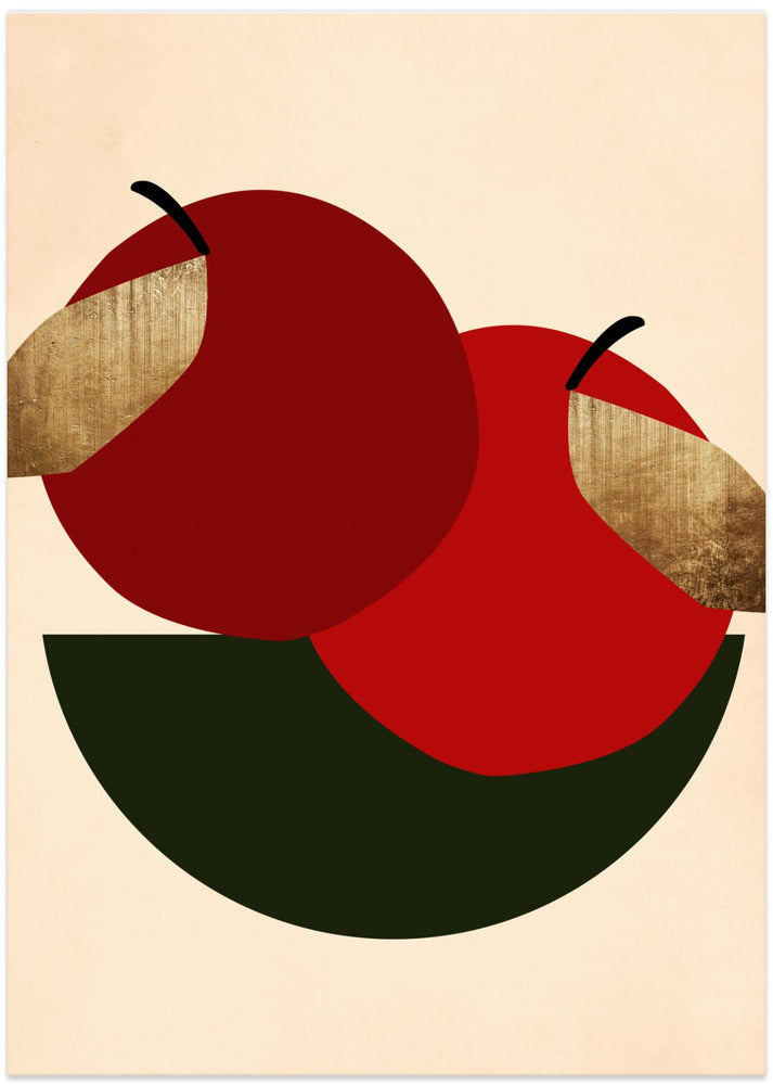 Two Red Apples