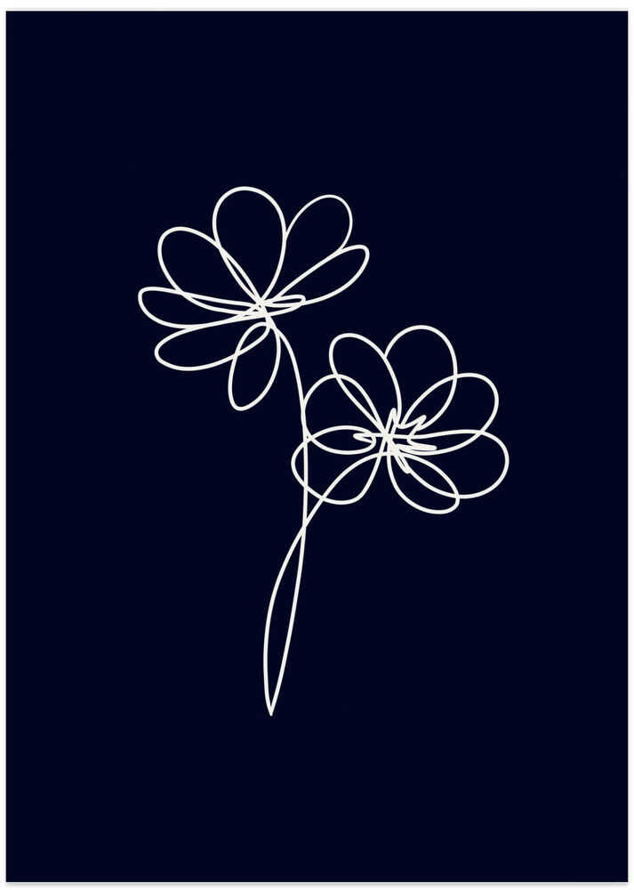 Line Art Flowers