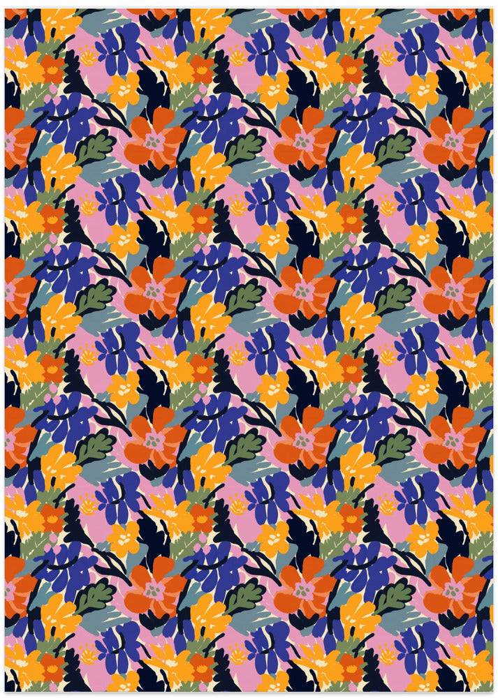 Vibrant Floral Tapestry