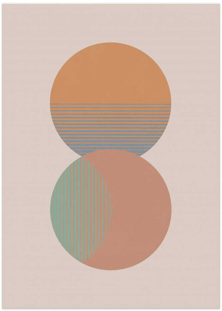 Circle Sun & Moon Colour