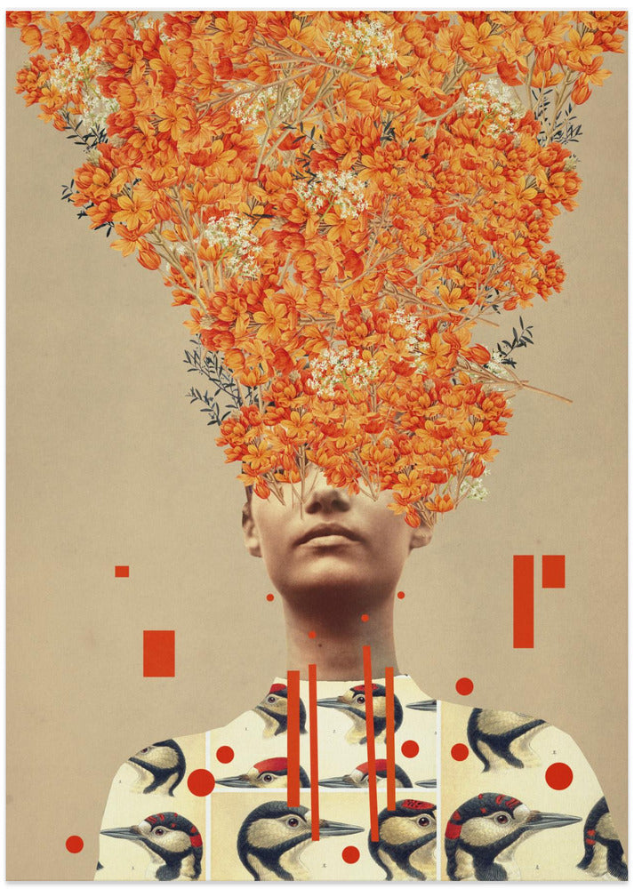 Bird Flight In Autumn