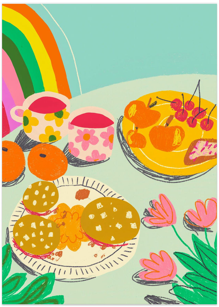 Art Prints of Cherry tea