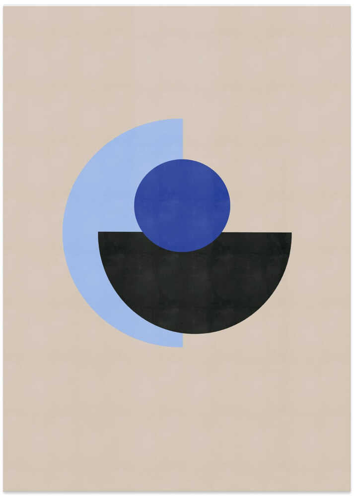 Abstract Blue Circle