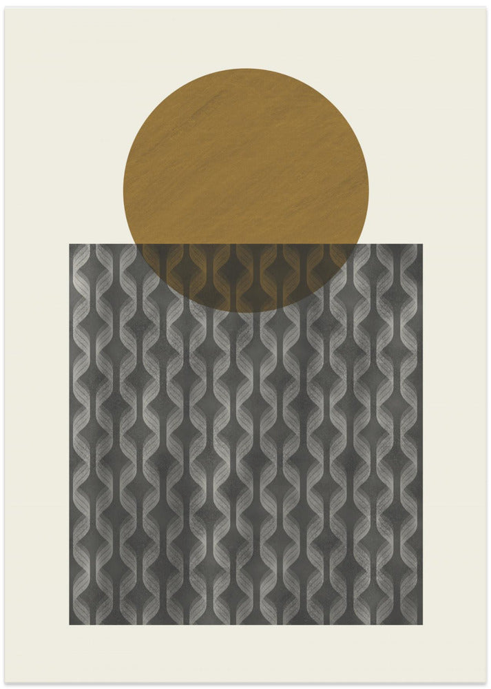 Sphere and Patterned Square