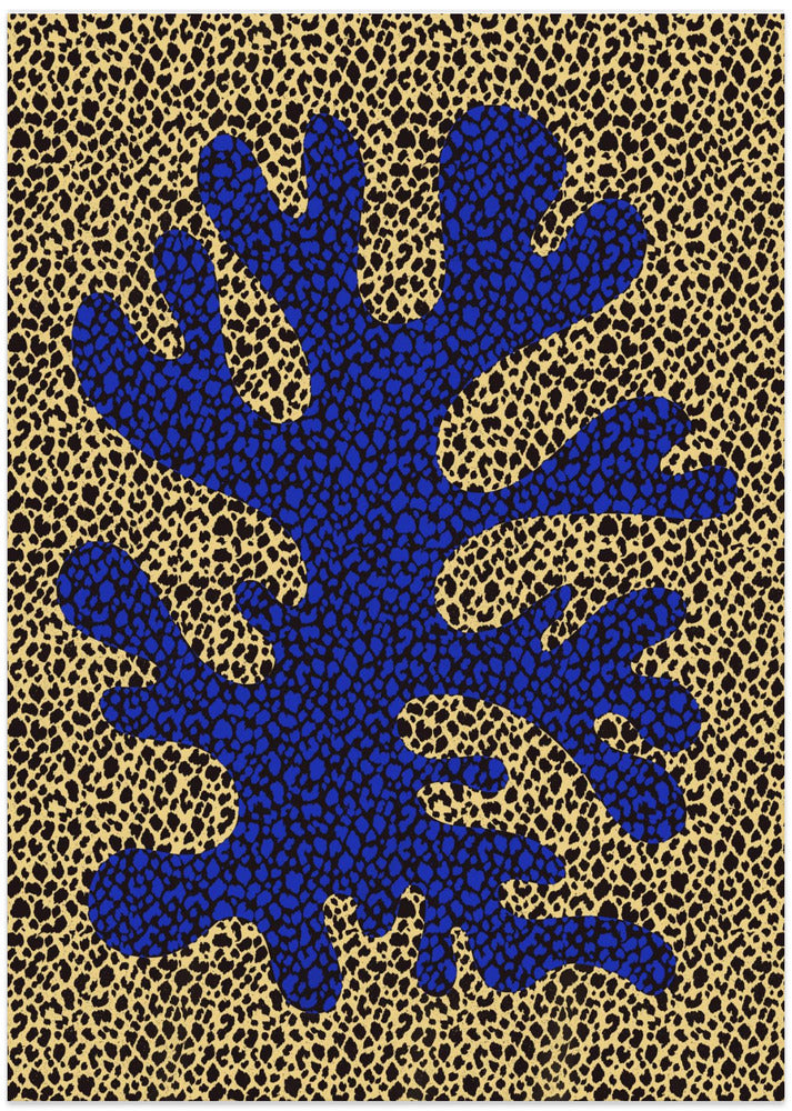 Blue and Yellow Coral pattern
