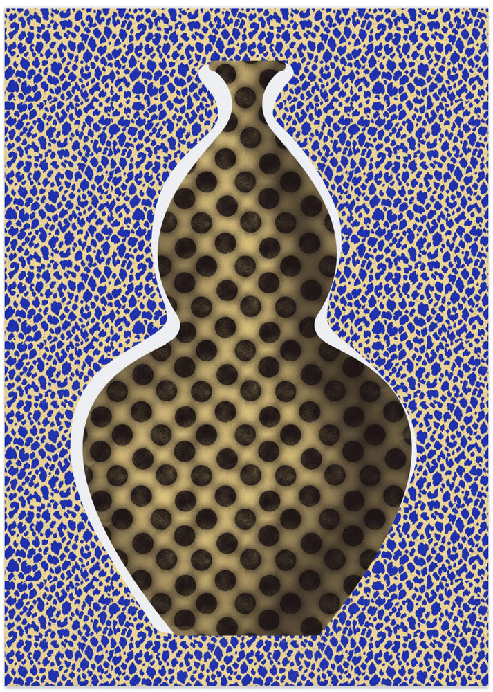 Dotted Vase Silhouette