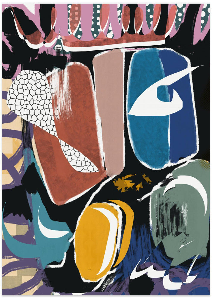 Playful Pebble Abstract