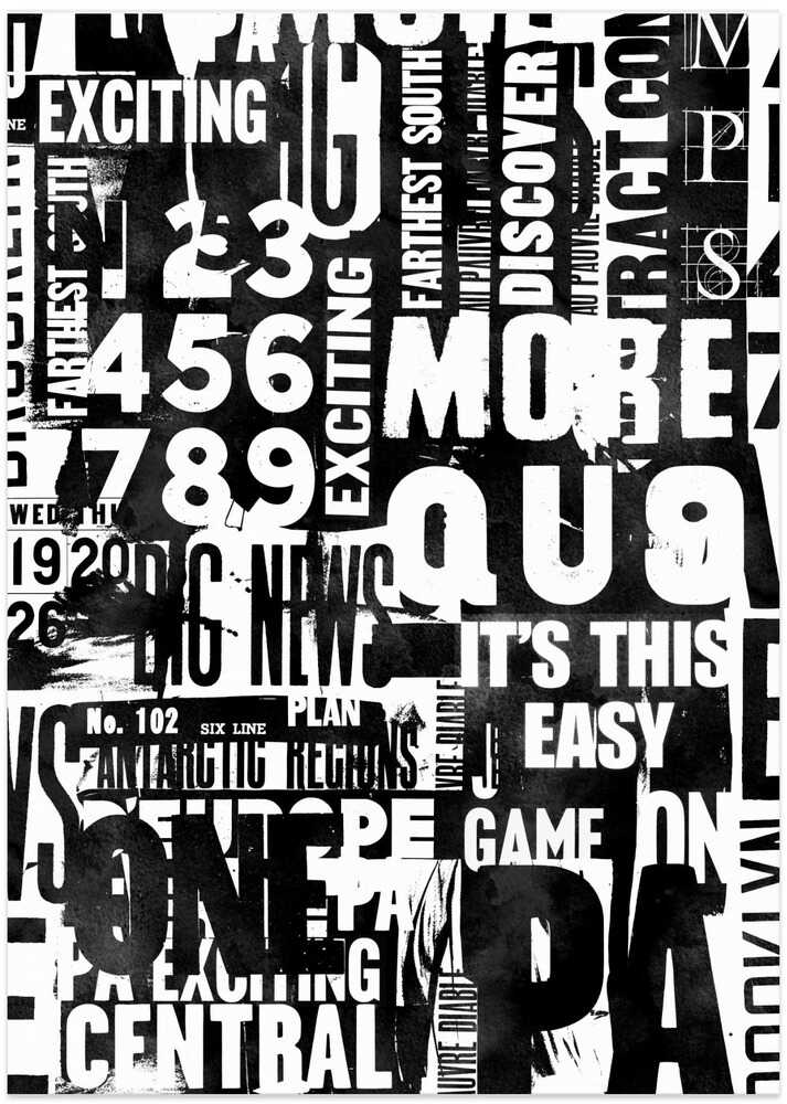 Typography Bw 003