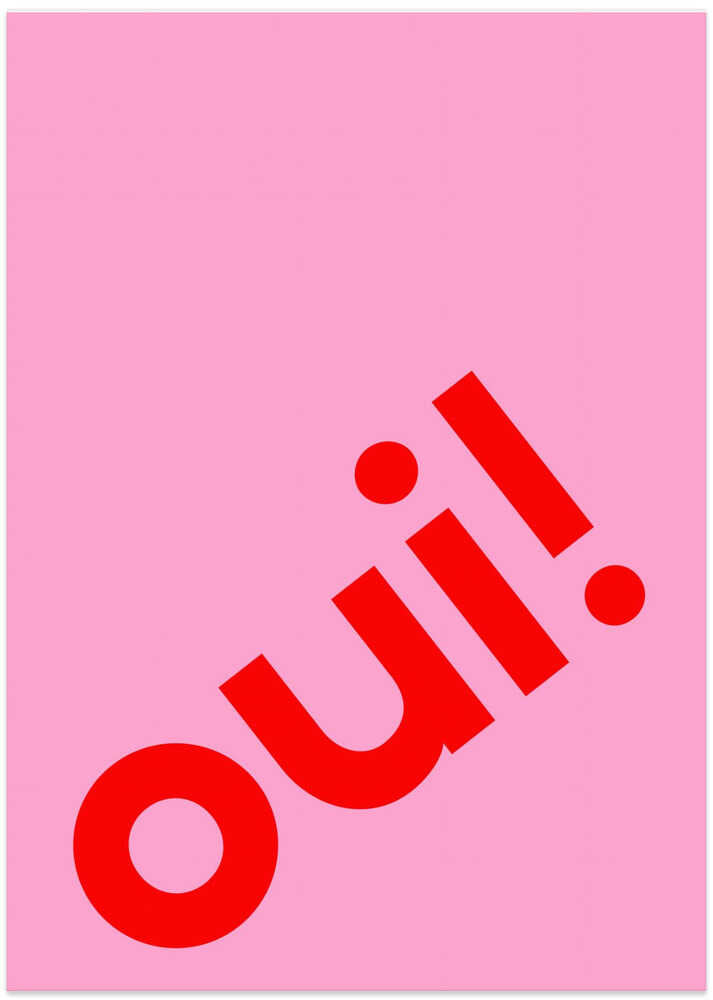 Oui in Bold Letters