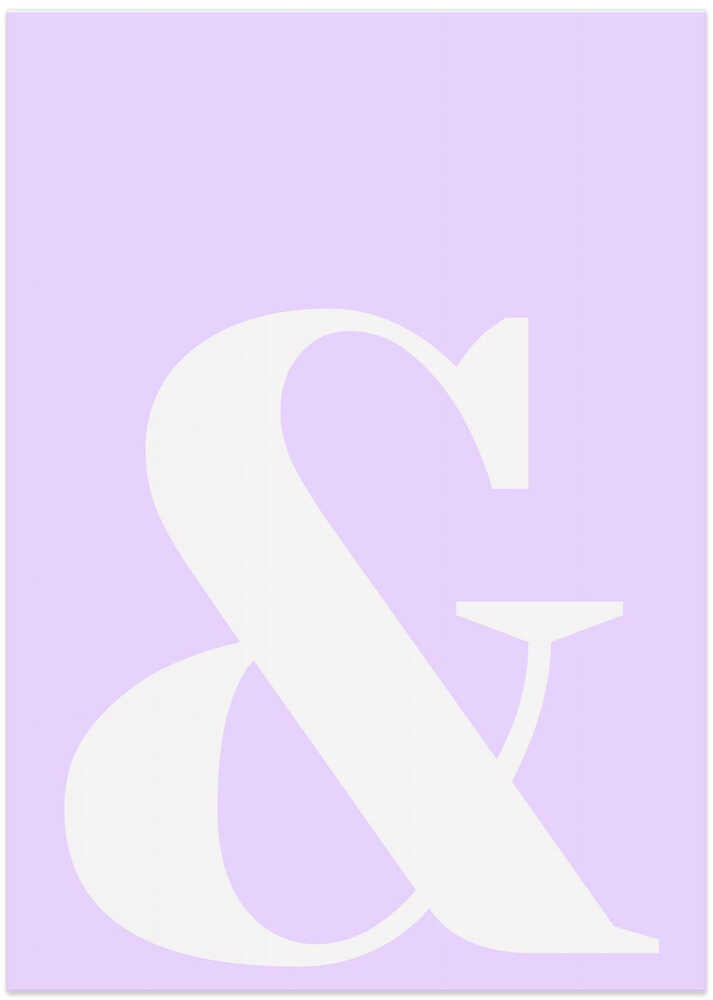 Lavender Ampersand
